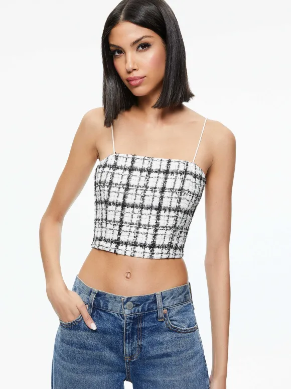 Ceresi Tweed Crop Top