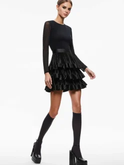 Chara Tiered Ruffle Mini Dress