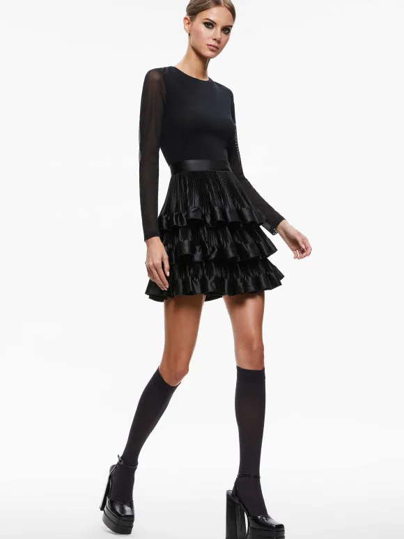 Chara Tiered Ruffle Mini Dress