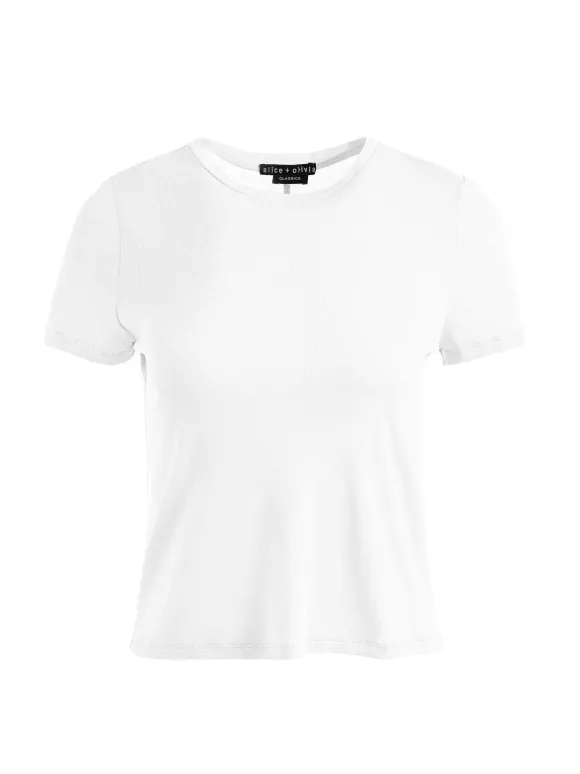 Cindy Classic Cropped Tee