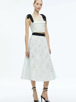 Clara Bow Strap Bustier Crop Top