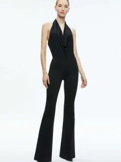 Dani Halter Deep Cowl Neck Bodysuit