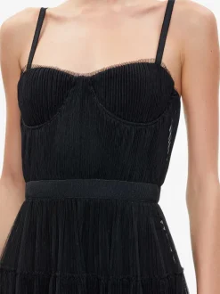 Deena Pleated Maxi Dress With Hot Pant