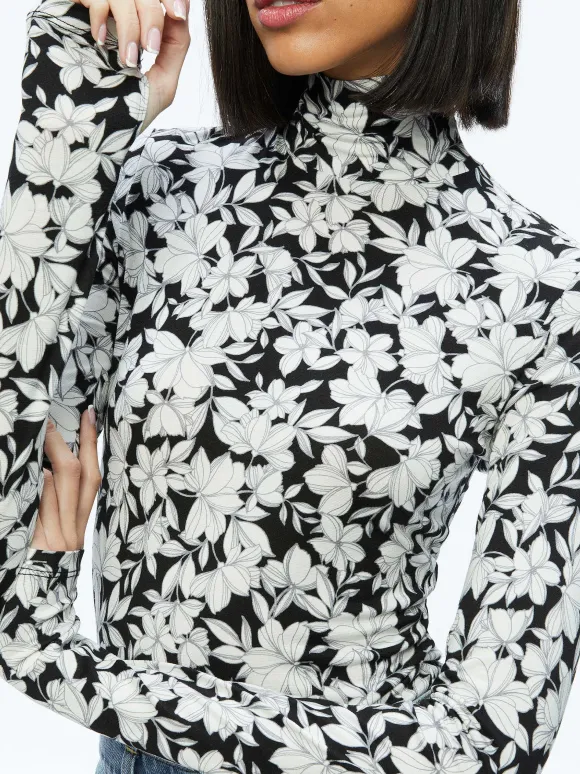 Delaina Turtleneck Top