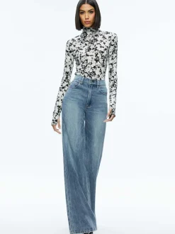 Delaina Turtleneck Top