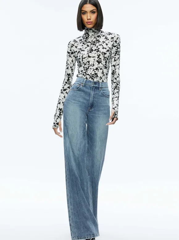 Delaina Turtleneck Top