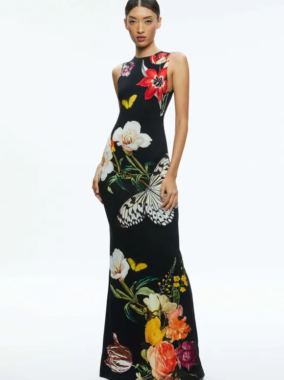 Delora Open Back Maxi Dress