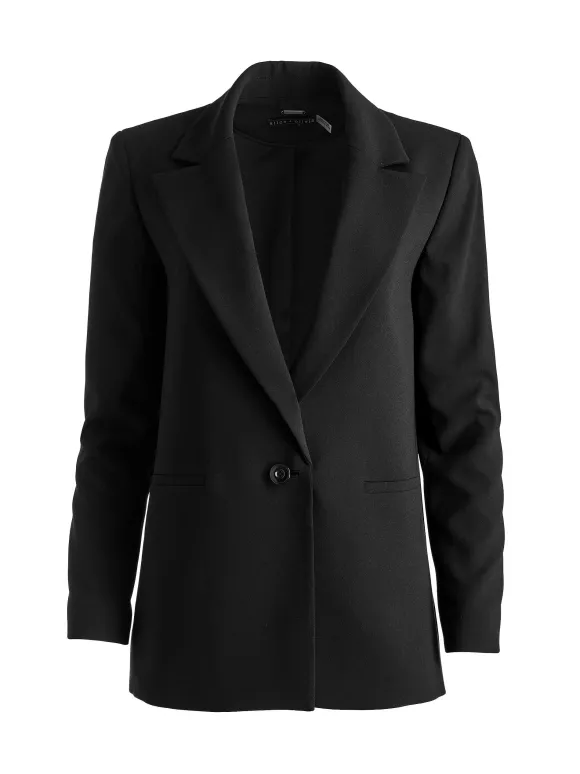Denny Notch Collar Boyfriend Blazer