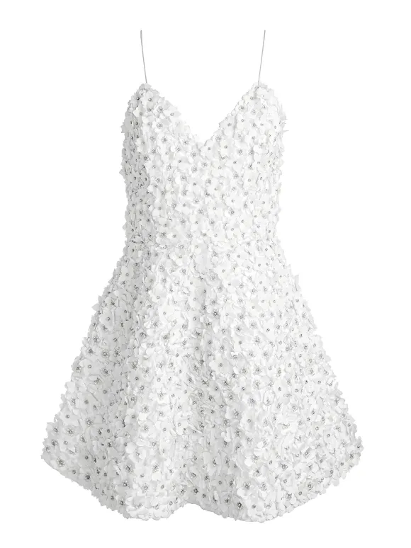 Domenica Embellished Mini Gown + Lorna Embellished Cropped Jacket