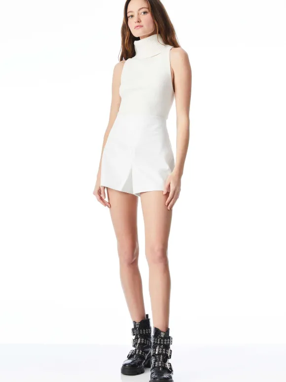 Donald Vegan Leather Short