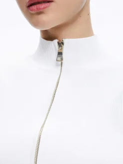 Dorris Ribbed Zip Up Cardigan