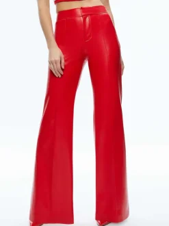 Dylan High Waisted Vegan Leather Wide Leg Pant