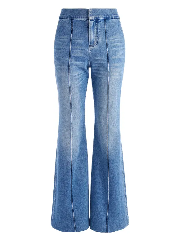 Dylan High Waisted Wide Leg Jean