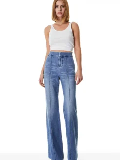 Dylan High Waisted Wide Leg Jean