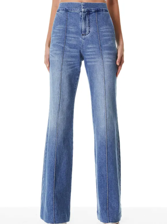Dylan High Waisted Wide Leg Jean