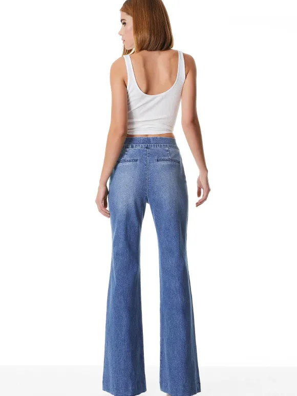 Dylan High Waisted Wide Leg Jean