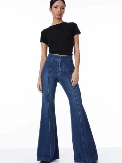 Dylan High Waisted Wide Leg Jean