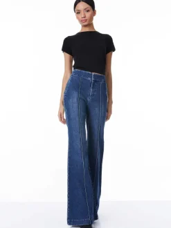 Dylan High Waisted Wide Leg Jean