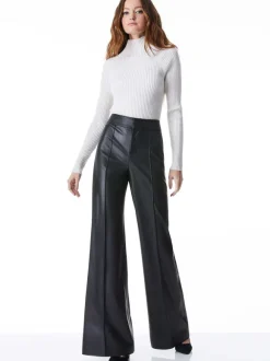 Dylan Vegan Leather Wide Leg Pant