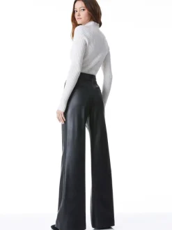 Dylan Vegan Leather Wide Leg Pant