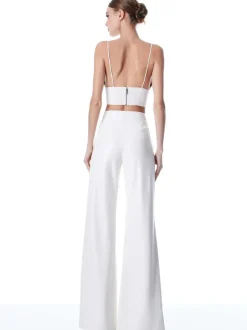 Dylan Vegan Leather Wide Leg Pant