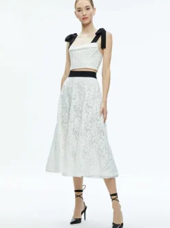 Earla Lace Midi Skirt