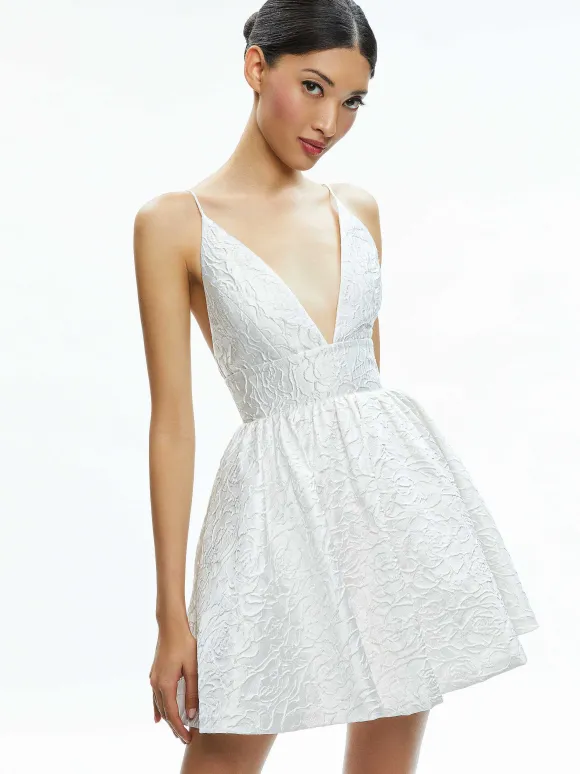 Ellamae Deep V-Neck Dress