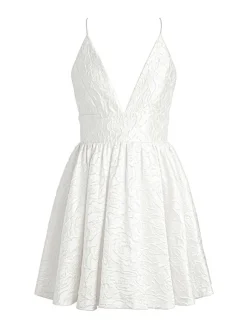 Ellamae Deep V-Neck Dress