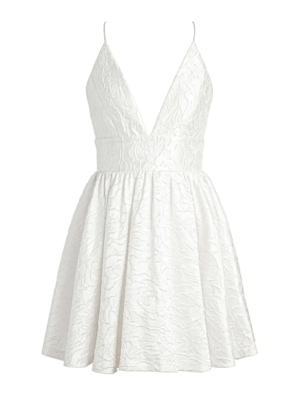 Ellamae Deep V-Neck Dress