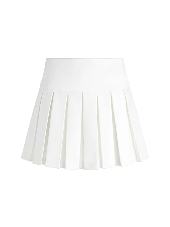 Emilie Box Pleat Mini Skirt