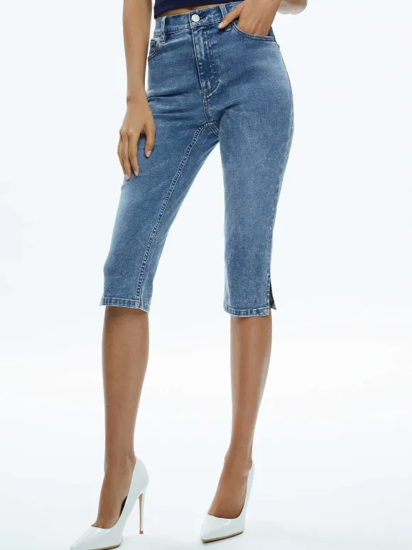 Emmie Mid Rise Clam Digger Jean