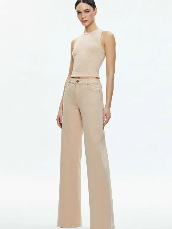 Ernie Low Rise Buckle Back Jean
