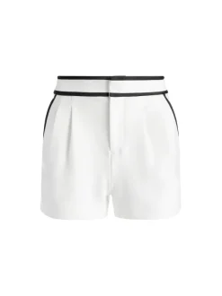 Esta Pleated Contrast Trim Short