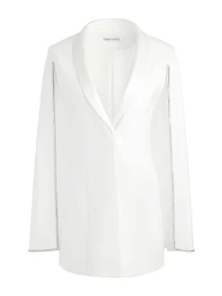 Esther Embellished Cape Blazer Dress