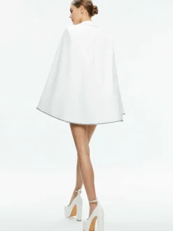 Esther Embellished Cape Blazer Dress