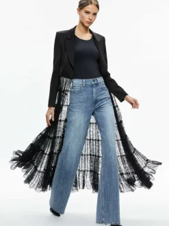 Everly Drama Lace Maxi Blazer