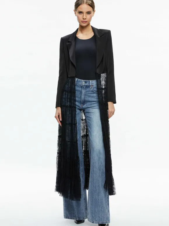 Everly Drama Lace Maxi Blazer