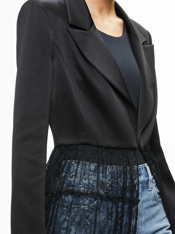 Everly Drama Lace Maxi Blazer