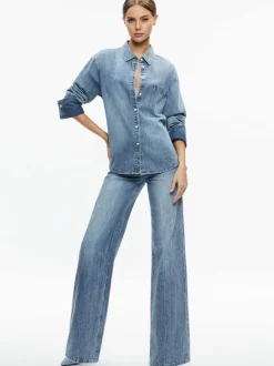 Finely Denim Button Down