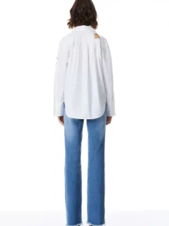 Finely Heart Embellished Button Down
