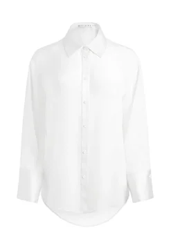 Finely Open Back Button Down