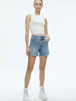 Han High Rise Wide Waistband Short