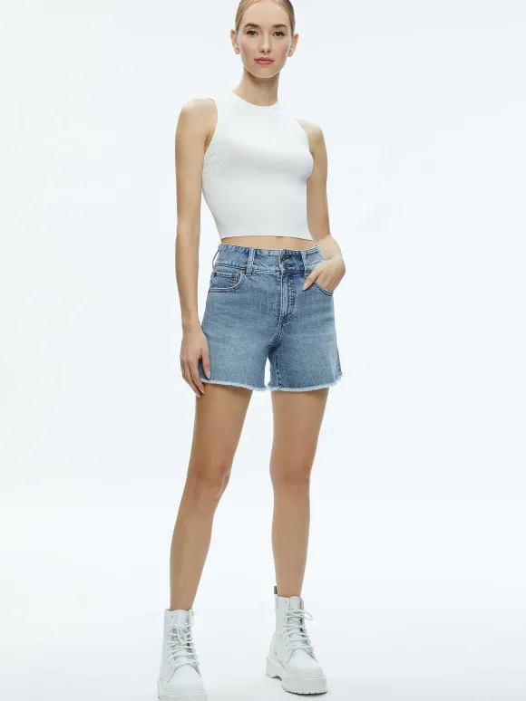 Han High Rise Wide Waistband Short