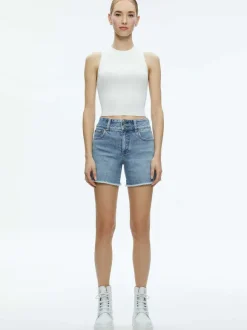 Han High Rise Wide Waistband Short