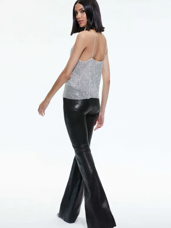 Harmon Crystal Chainmail Slip Tank