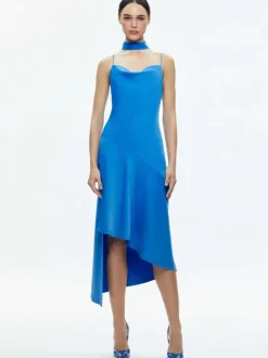 Harmony Asymmetrical Slip Scarf Dress