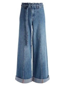Harriet Wide Leg High Rise Paperbag Jean