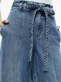 Harriet Wide Leg High Rise Paperbag Jean