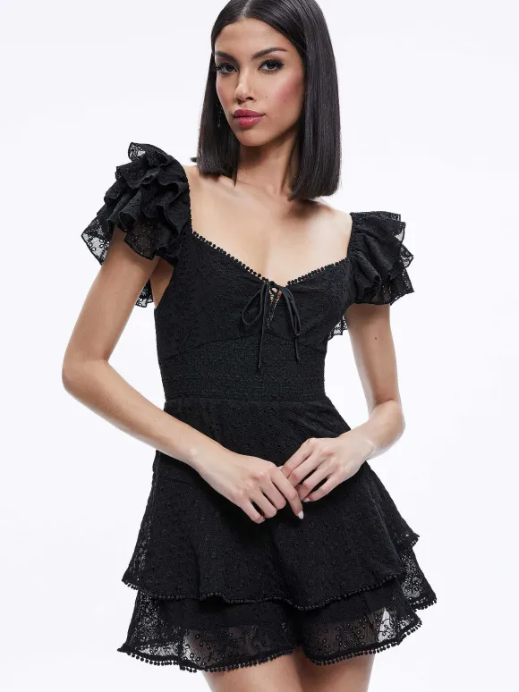 Hartford Smocked Bustier Romper