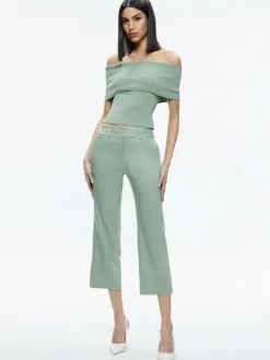 Janis Low Rise Cropped Flare Pant